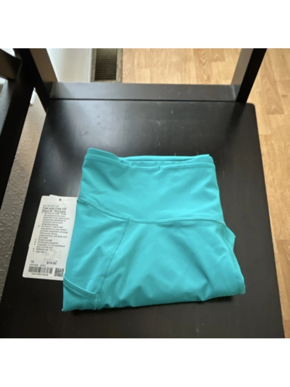 lululemon athletica Teal High-Rise Athletic Shorts NEW NEVER WORN - Picture 4 of 9